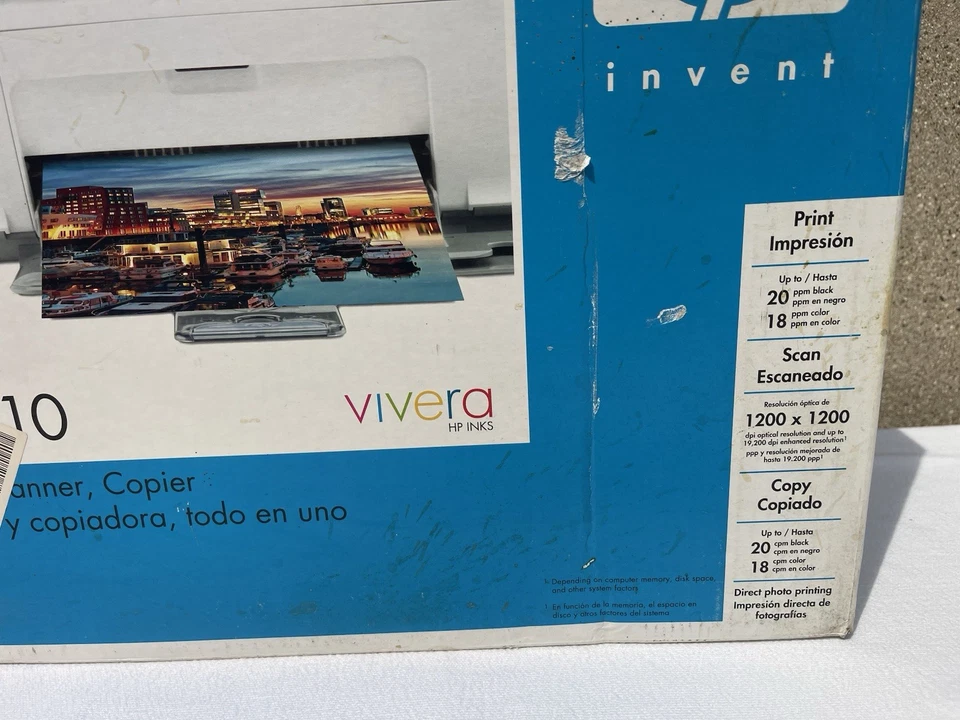 HP PSC 1510 All-in-One Printer Scanner Copier NEW - Image 4 of 4