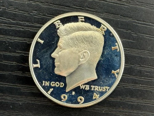 1994 S Kennedy Half Dollar 50c PROOF 90% SILVER Coin - ME5132
