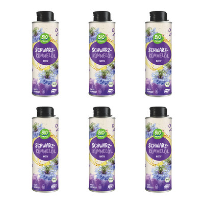6 x 250ml BIO PRIMO Bio Schwarzkümmelöl nativ