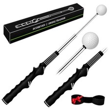 Golf Swing Trainer - Grip Training, Click Feedback, Tempo Practice Swing