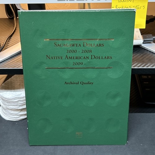 Sacagawea Native Amer Dollars 2000-2015 Coin Folder