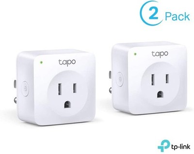 TP-Link Tapo Smart Plug Mini, Smart Home Wifi Outlet Works with Alexa Echo &...