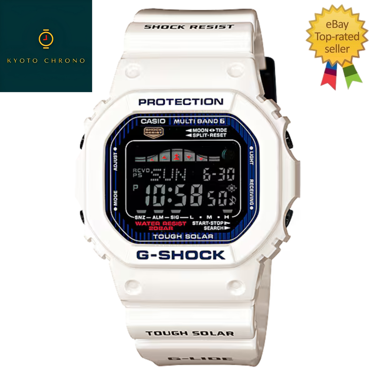 電池なし】CASIO G-SHOCK カスタム ホワイト ラインストーン 電池なし