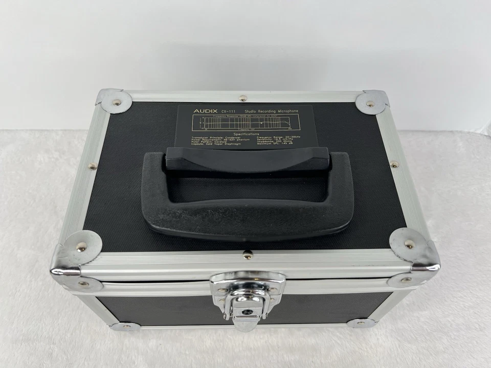 AUDIX CX-111 Studio Recording Microphone Cardioid Condenser Hard Case With Keys - Image 4 of 4