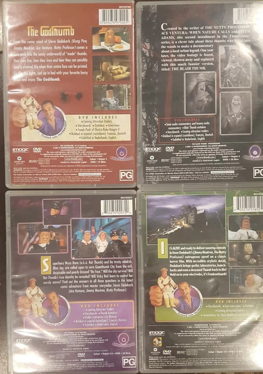 BAT THUMB, FRANKENTHUMB, THE BLAIR THUMB & THE GODTHUMB DVD STEVE