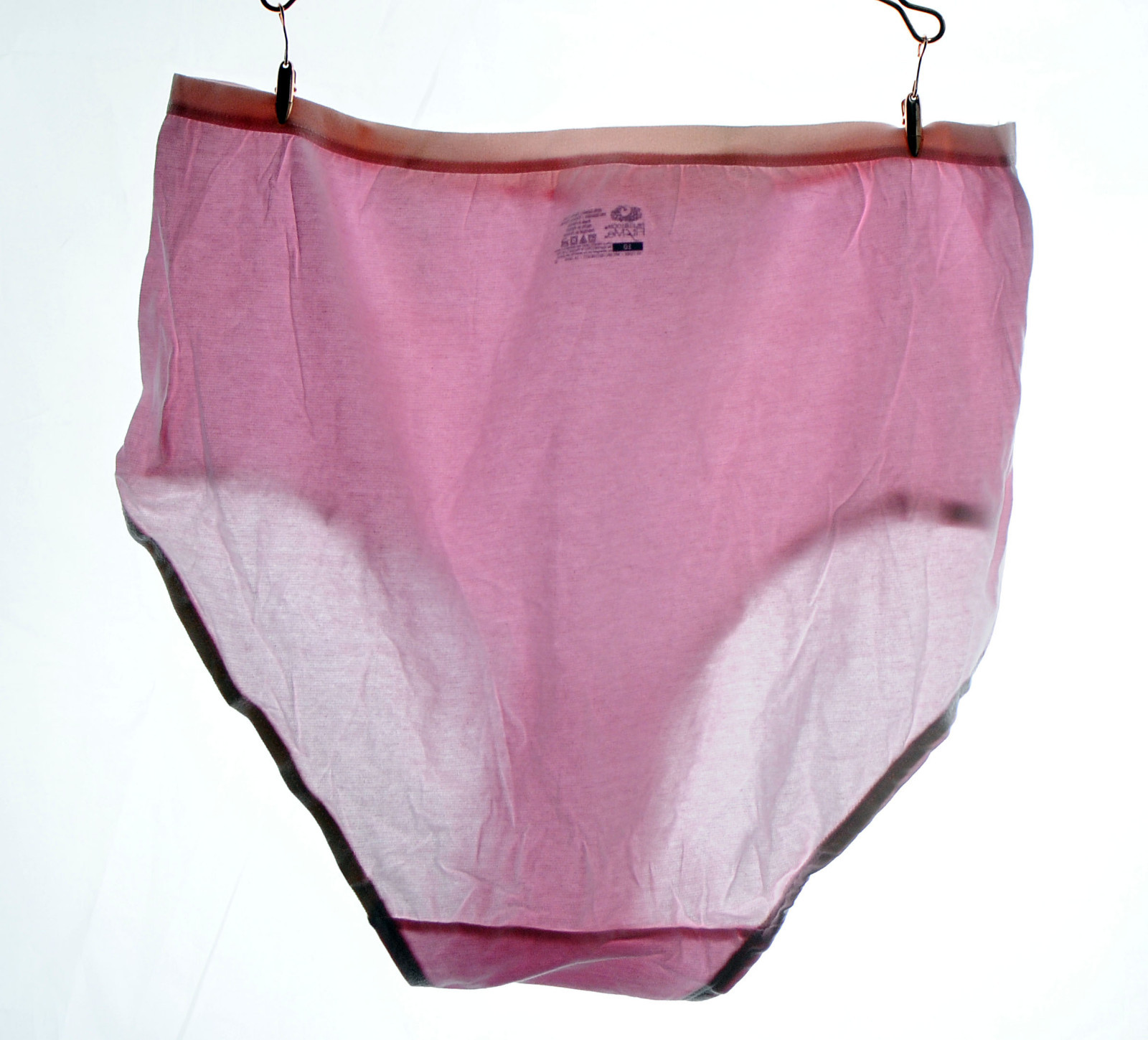 Simple Classic Soft Stretch Cotton Full High Cut Briefs Panties sz 10 5