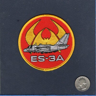 Original ES-3A ELECTRIC S-3 VIKING US NAVY Lockheed VQ-5 VQ-6 Squadron Patch