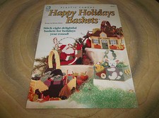 Happy Holidays Baskets Plastic Canvas Pattern Booklet  181051