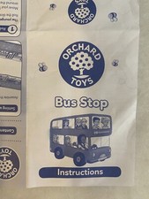 Orchard Toys Bus Stop Game - Instructions Only Good Condition