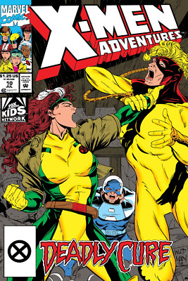 X-Men Adventures Comic Book Issue 10 Poster Rogue Pyro