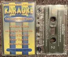 Karaoke: The Songs Of The Backstreet Boys - Cassette Tape BCI Music BCMC 860 