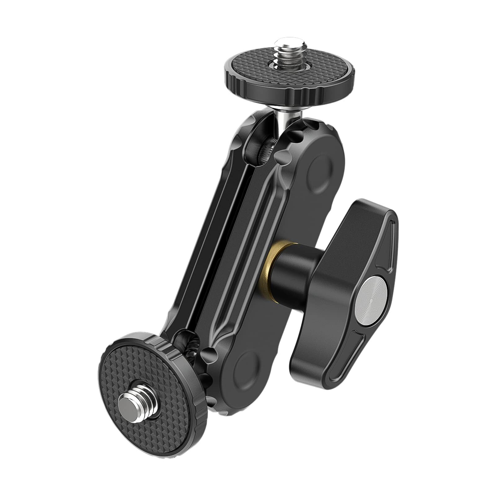 Ulanzi ST-02S Aluminum Phone Tripod Mount w Cold Shoe Mount+ Magic Arm with D...