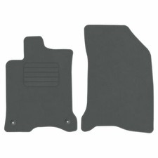 Veloursfußmatten für Renault Laguna II Grandtour Bj. 2001 – 2007 VORNE GRAU PREM