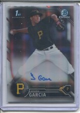 2016 Bowman Chrome Prospects  /499 Yeudy Garcia #BCAP-YG Auto