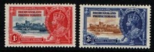 Bechuanaland Protectorate 1935 KGV 1d, 3d Silver Jubilee SG111, 113 Mint
