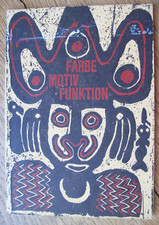 Meinhard SCHUSTER colore motivo funzione per dipingere popoli naturali ill kt. 1968