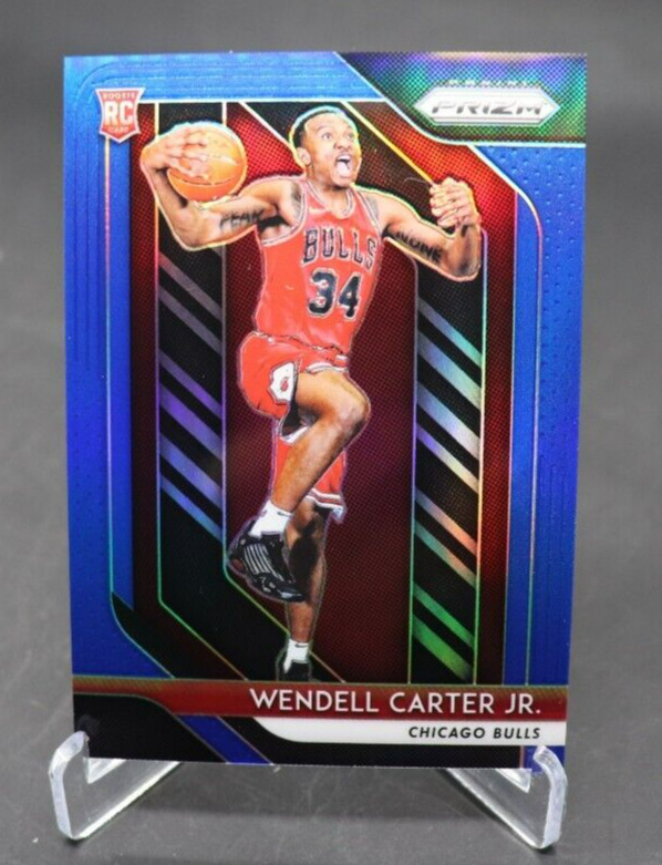 Wendell Carter Jr. 2018-19 Panini Prizm Rookie Blue /199 CHICAGO BULLS