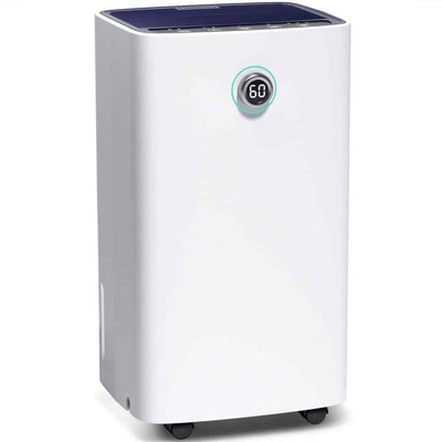 30 pt. Commercial Dehumidifier, 2,500 sq.ft., Ion Purification, Timer