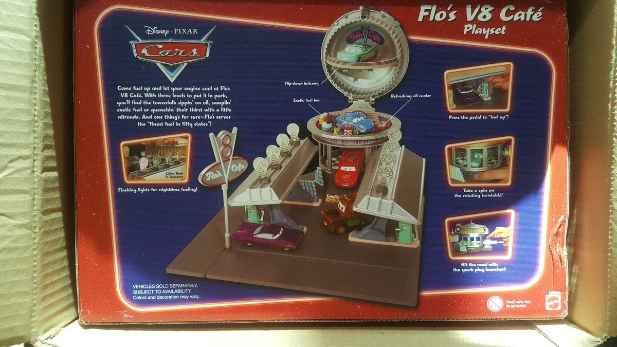DISNEY PIXAR CARS - Flo's V8 Café Playset | eBay UK