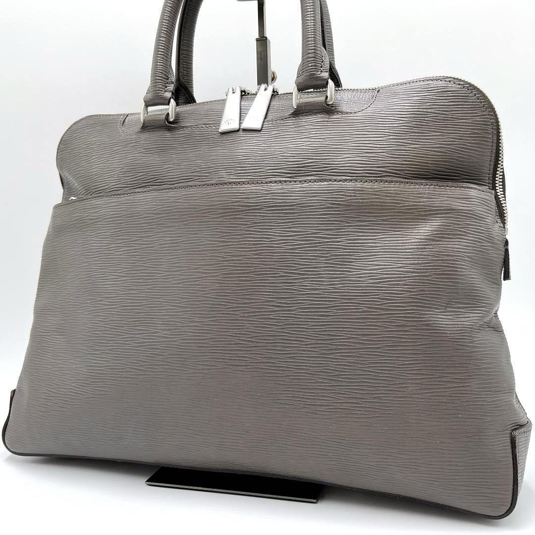 Aniary T27 Wave Leather Briefcase Smoky Brown - Authentic Aniary T27 Wave Leather Briefcase Smoky Brown - Authentic