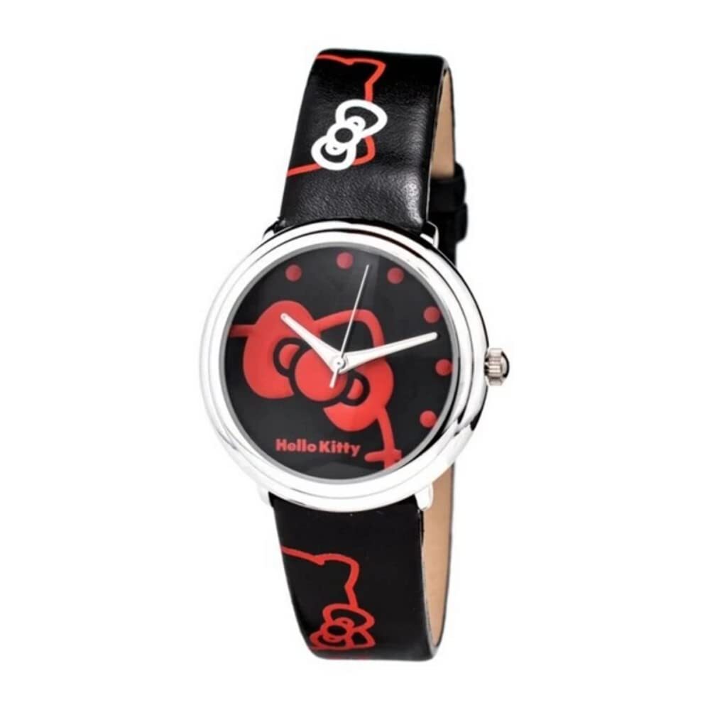 HK7131L-04 Watch HELLO KITTY Stainless Steel Black Black Woman