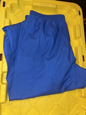 Angelica 674 NHT Elastic Waist Scrub Pants Pockets Blue Size XLL