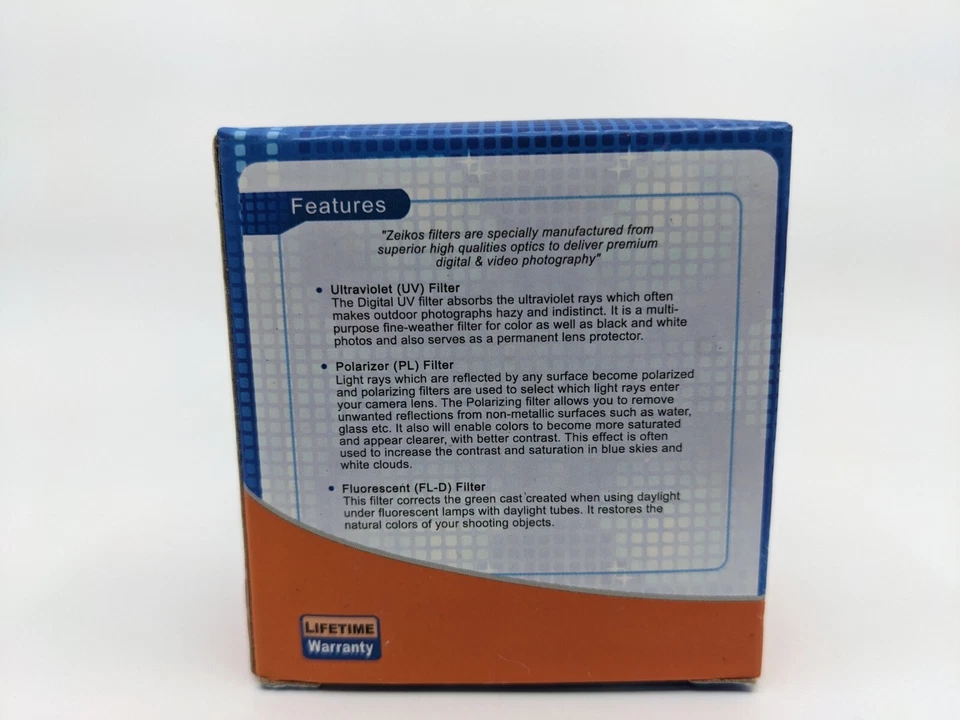 🔥Zeikos 30mm UV, Polarizer & FLD Deluxe Filter Kit Set Of 3 Plus Carrying Case - Image 3 of 4