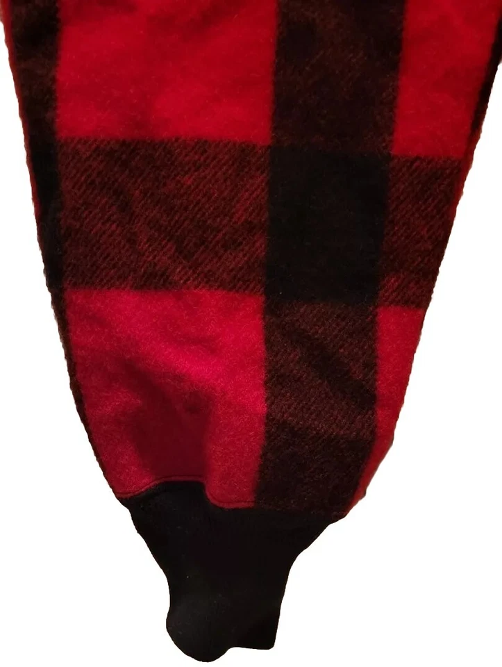 Pantalones de caza vintage Woolrich para hombre 36x30 lana a cuadros rojo/negro bolsillos Foto 4 de 4