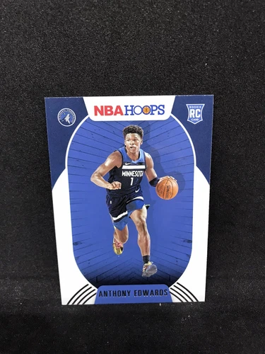 2020-21 Panini NBA Hoops Anthony Edwards #216 - RC Rookie Minnesota Timberwolves
