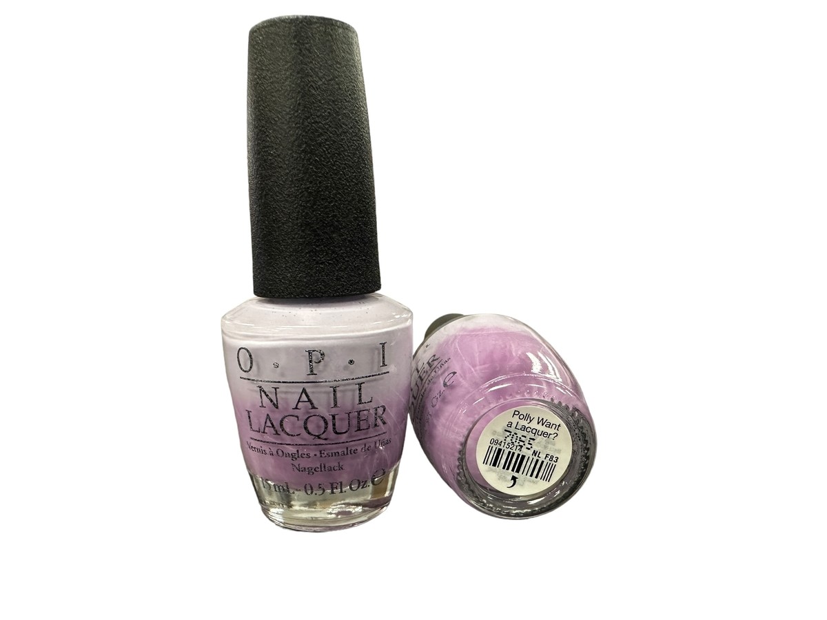 OPI Nail Polish Polly Want A Lacquer? (NL F83) 0.5oz Lavender Fiji