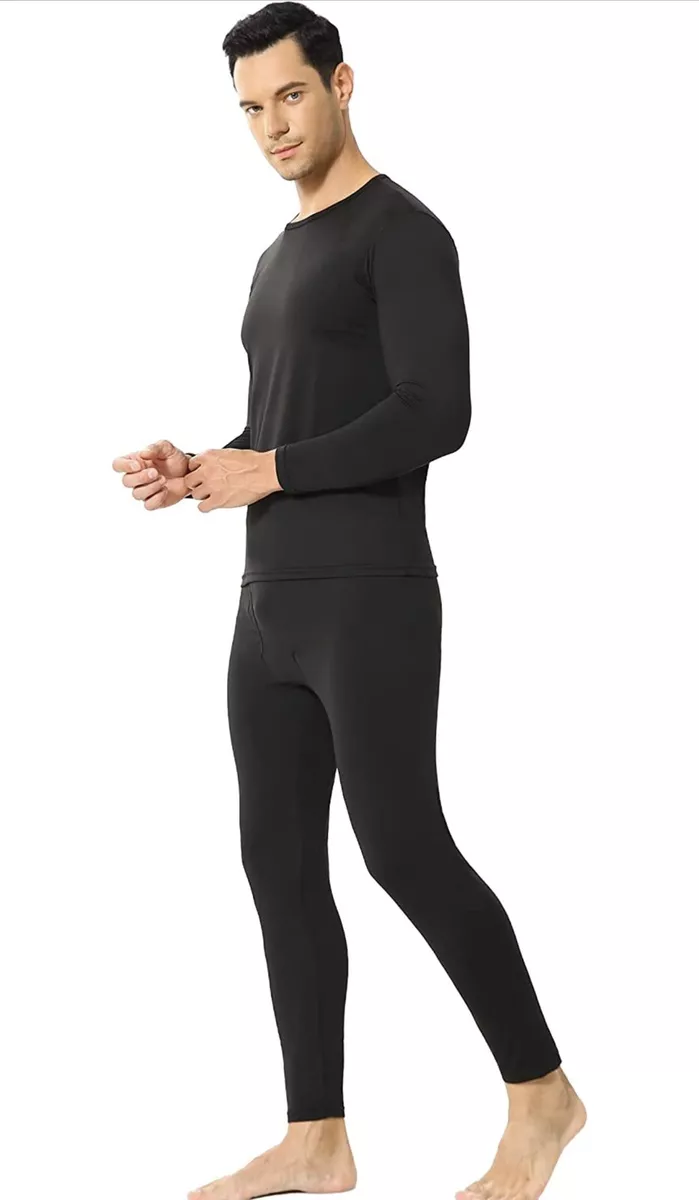 Vicherub Men's Thermal Underwear Long Johns Fleece Lined XL (b19