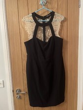 Myleene Klass Black And  Lace dress