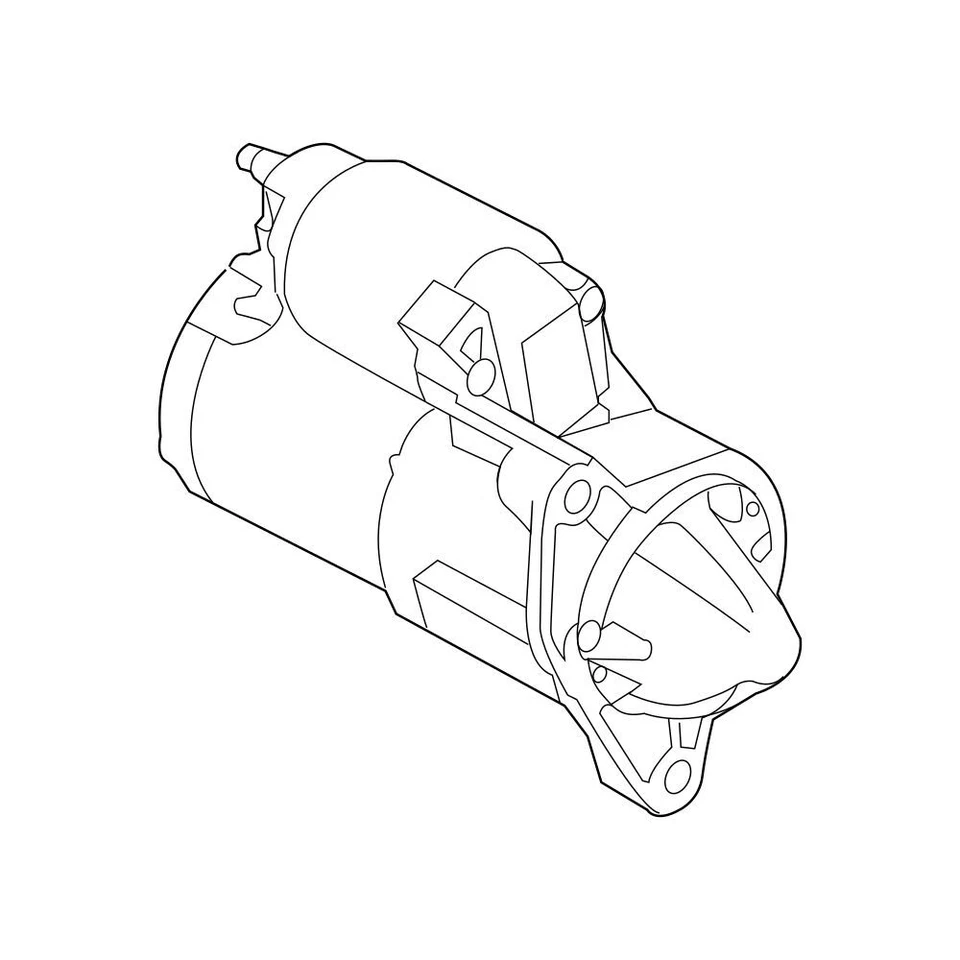 Motor de arranque Mopar original do fabricante para Dodge Durango Ram 3500 - Imagem 4 de 4