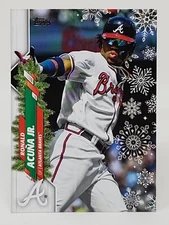 2020 Topps Holiday Mega #HW96 Ronald Acuna Jr. Atlanta Braves