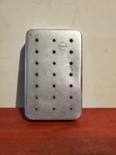 Aluminum Fly Fishing Box with TONS Of Flies PERRINE Sterling Quality
