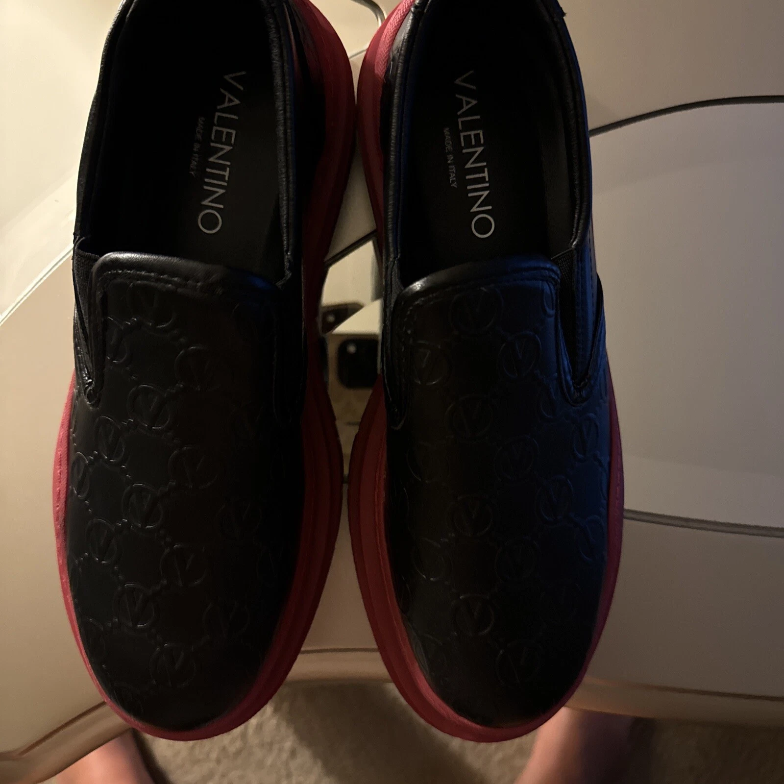 Slip on Valentino by Mario Valentino Agnes in pelle taglia 9 5