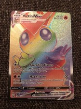 Pokemon Victini VMAX 165/163 Rainbow Full Art Rare Battle Styles Pack Fresh on eBay