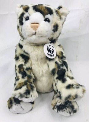 snow leopard soft toy wwf