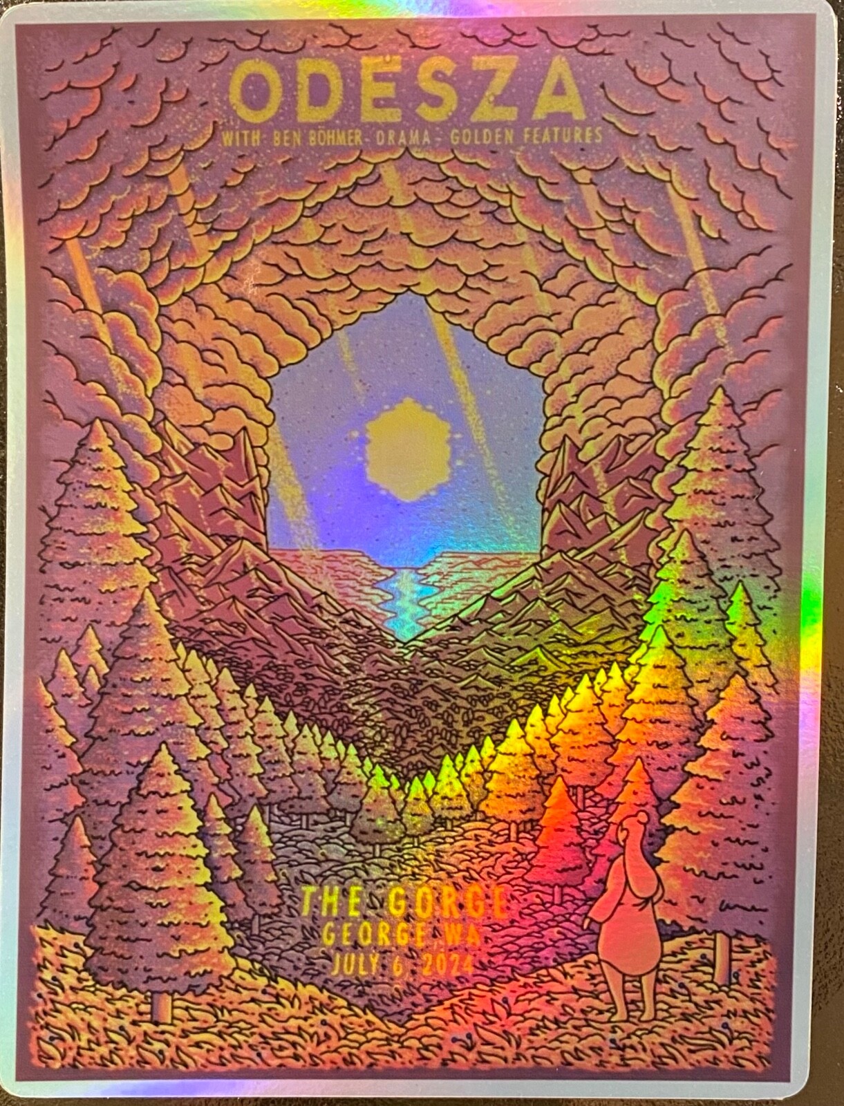 ODESZA GORGE STICKER July 6th 2024