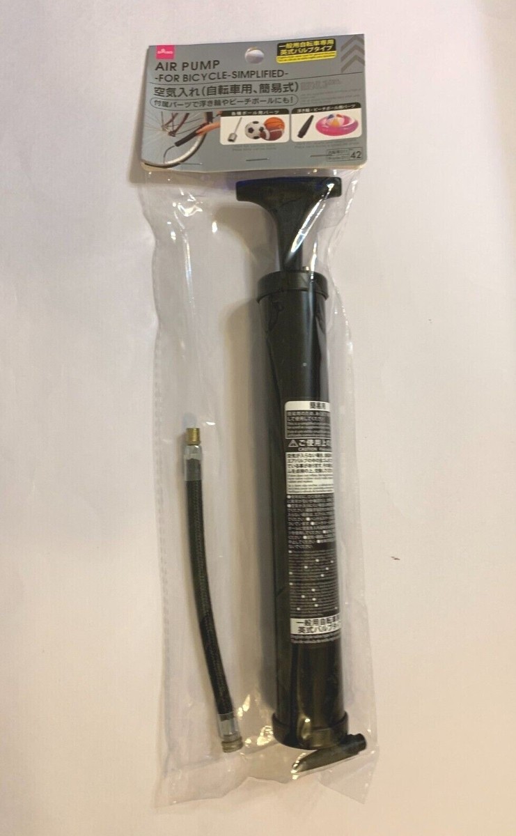 Hand Air Bicycle Presta Valve Pump with Needle Soccer Inflatables