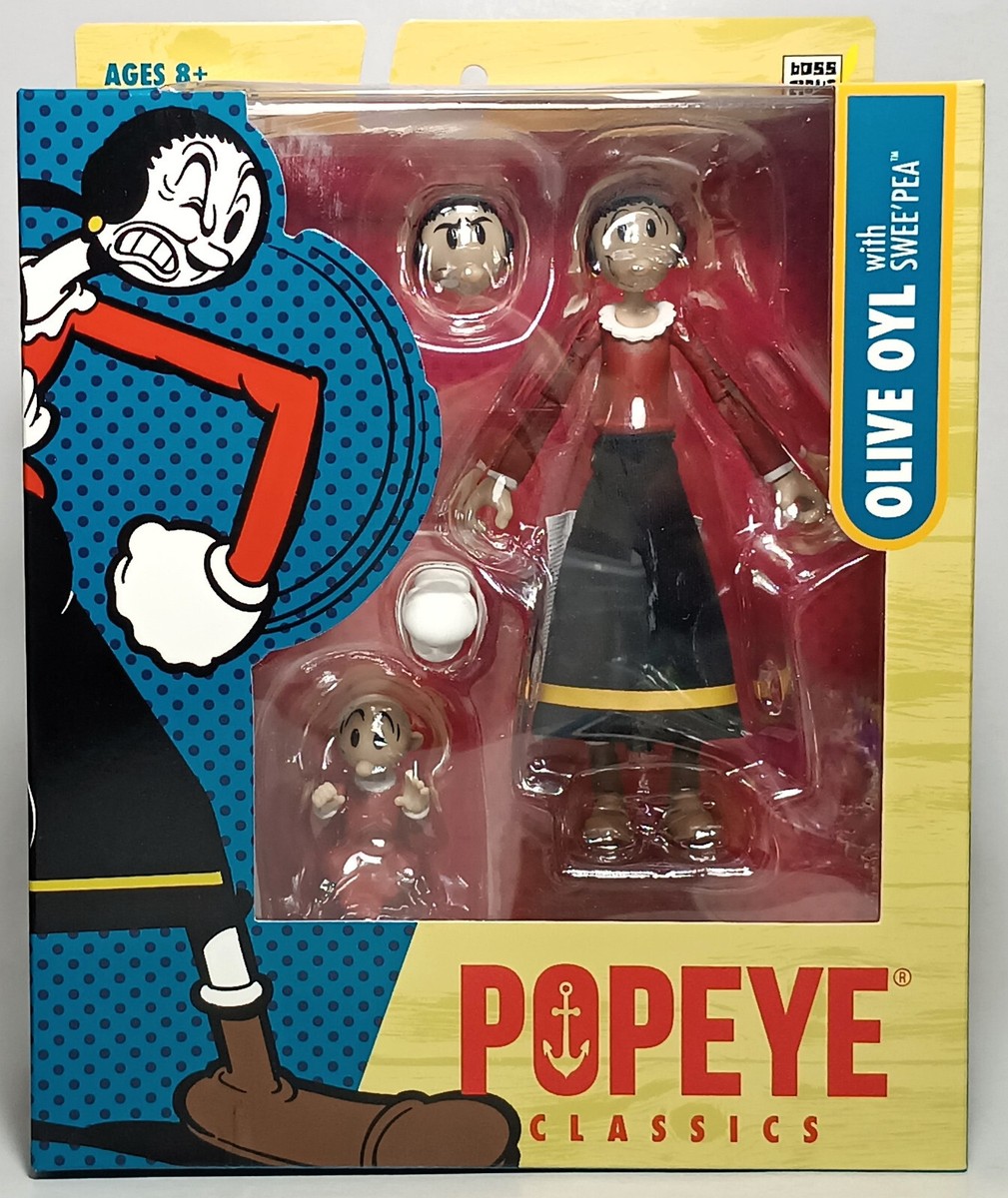 BOSS FIGHT STUDIO 2022 POPEYE CLASSICS OLIVE OYL & SWEE PEA ACTION