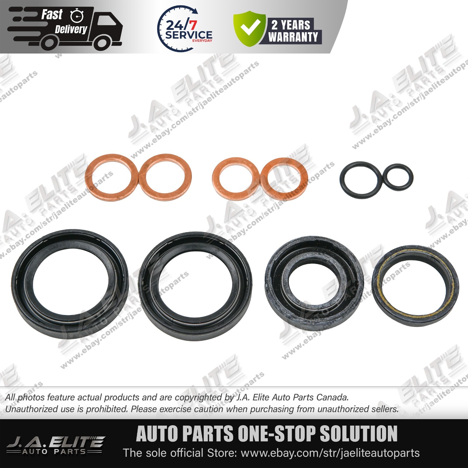 10pcs Steering Oil Seal & Gasket & Rubber Ring fit Maserati Ghibli Quattroporte