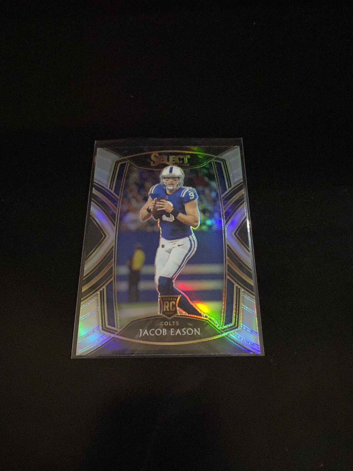 Jacob Eason 2020 Select Club Level Silver Prizm RC Base football card Colts 248