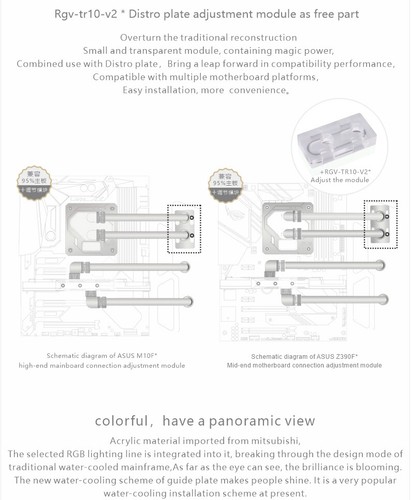 Bykski Distro Plate For Phanteks 416 Computer Case Combo DDC Pump - Afbeelding 15 van 24