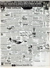 1993 Vintage Print Ad Edmund Scientific Co makes Christmas shopping easy Catalog