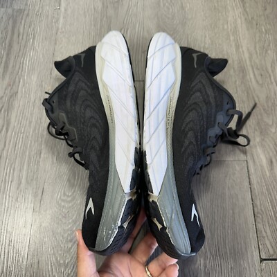 Hoka One One Mens Arahi 6 1123194 BWHT Black Running Shoes  display picture 3