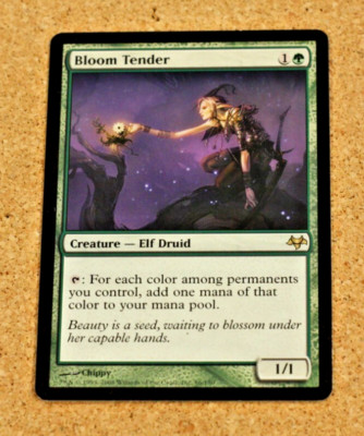 Bloom Tender, X1, Eventide, LP, Regular Finish, Rare Creature, MtG
