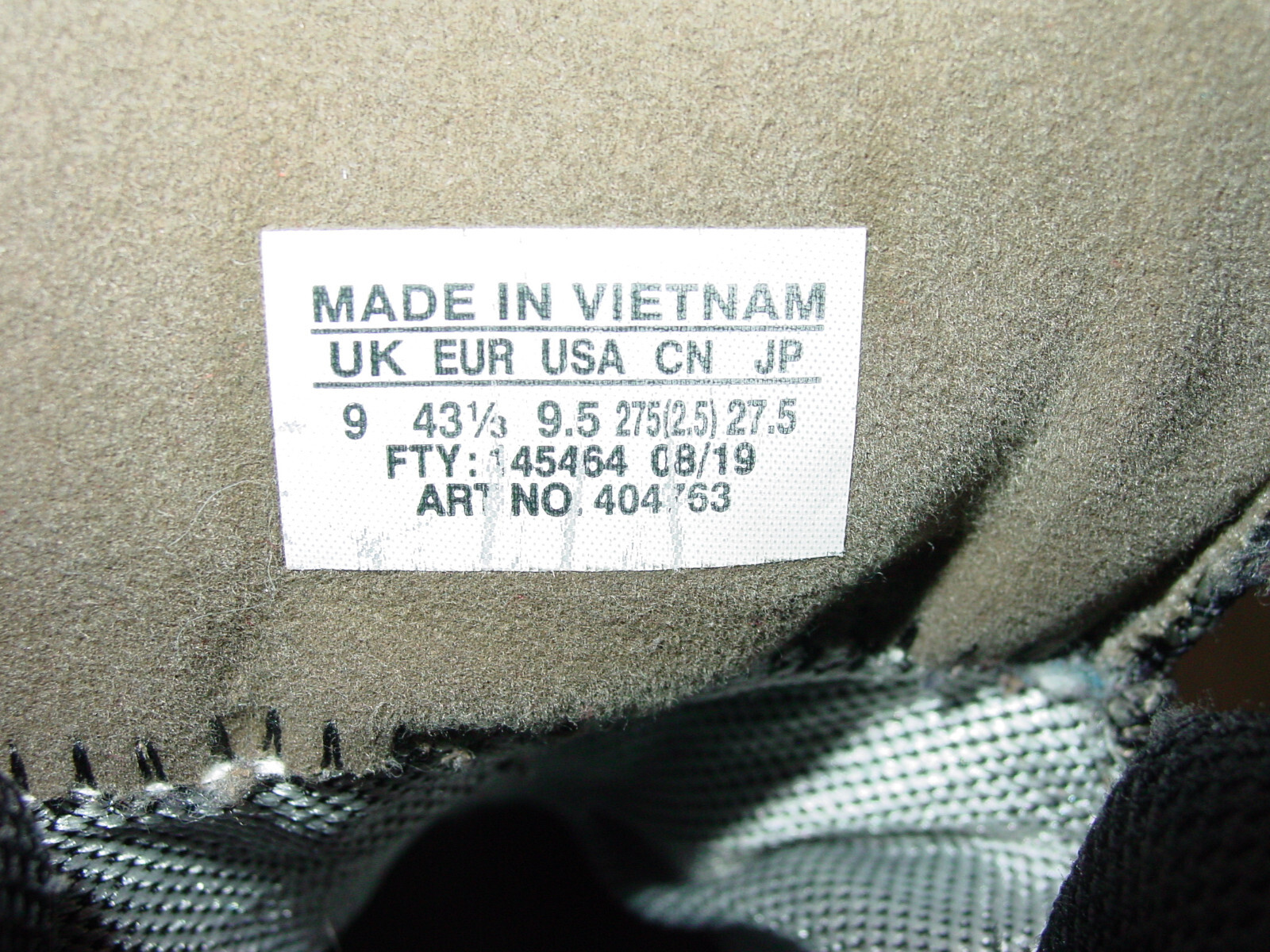 Scarpe uomo Salomon Outline 2019 nero verde oliva 404763 Mid Gore tex! Taglia 9 5