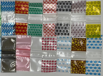 DIME BAGS  1000pcs  1.5'' x 1.5''  WE CHOOSE RANDOM MIX!  (10 packs x 100)