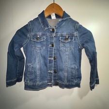 Carter's Girl's Kids Light Wash Denim Jacket Size 7 Cotton